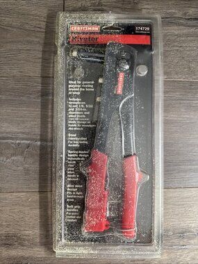 Vintage Craftsman 9-74729 Riveter Rivet Riveting Hand Tool in Damaged Packaging